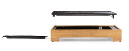Stolní elektrický gril Plancha - Bamboo Style - DOMO DO9271G, 1 800 W, termostat