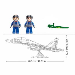 Sluban Model Bricks M38-B1273 Stíhací letoun J-16 1:44