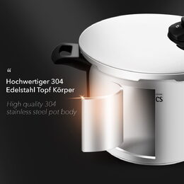 CS SOLINGEN Tlakový hrnec 6 l KAISERSLAUTERN CS-077365