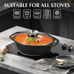 CS SOLINGEN Pekáč s mramorovým povrchem a dochucovací poklicí Marburg 32cm CS-064129