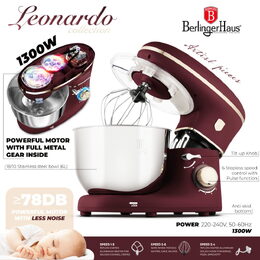 BERLINGERHAUS Kuchyňský robot 1300 W Leonardo Collection BH-9509