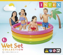 Bazén 4 kruhy 168 x 46 cm