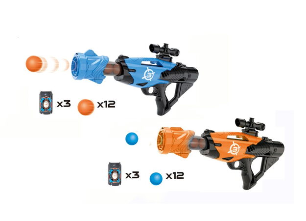 Pistole na pěnové míčky 42 cm