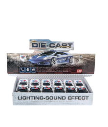 Autíčko kovové policie 1:32