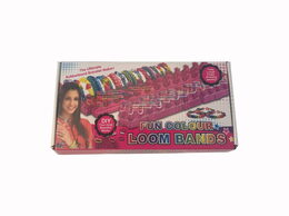 Kreativní sada na výrobu náramků Loom Band 600 ks