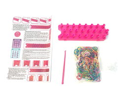 Kreativní sada na výrobu náramků Loom Band 600 ks