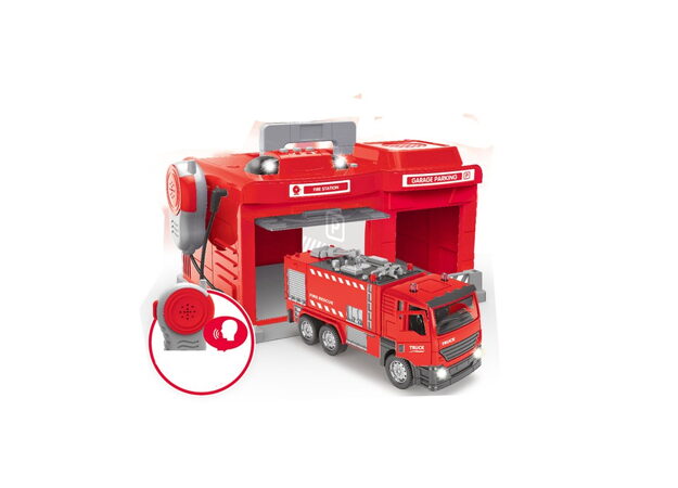 Hasičský hrací set – garáž