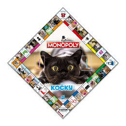 Společenská hra Monopoly Kočky
