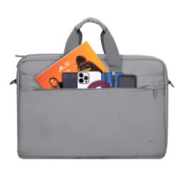 Rivacase 8235 ramenní taška na notebook 15.6", světle šedá