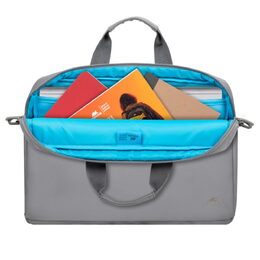 Rivacase 8235 ramenní taška na notebook 15.6", světle šedá