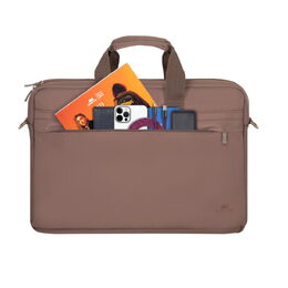 Rivacase 8235 ramenní taška na notebook 15.6", hnědá