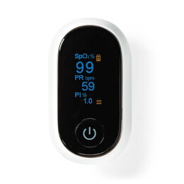 Nedis SmartLife Pulzní Oxymetr | Bluetooth | OLED Displej | Perfuzní index / Pul