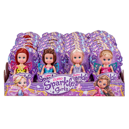 Víla Sparkle Girlz s křídly malá v kornoutku