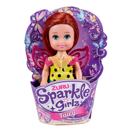 Víla Sparkle Girlz s křídly malá v kornoutku