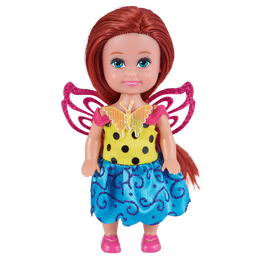 Víla Sparkle Girlz s křídly malá v kornoutku