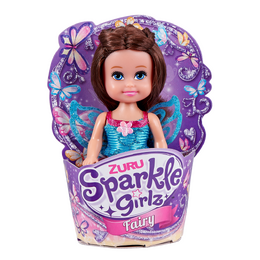 Víla Sparkle Girlz s křídly malá v kornoutku