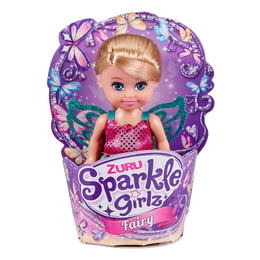 Víla Sparkle Girlz s křídly malá v kornoutku