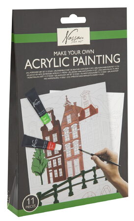 Akrylová malíříska sada 4 různé druhy