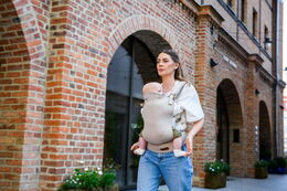 Ergonomické nosítko MoMi COLLET béžové