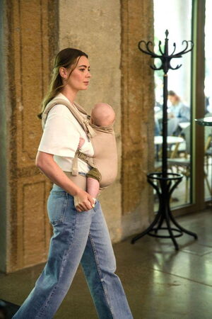 Ergonomické nosítko MoMi COLLET béžové