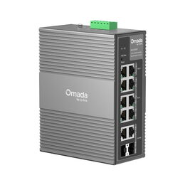 Switch TP-Link IES210GPP průmyslový, 2x SFP combo, 8x GLan s Poe+, 240W, DIN, Omáda SDN