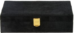 HOMESTYLING Šperkovnice 28x19 cm černá KO-HZ1810080