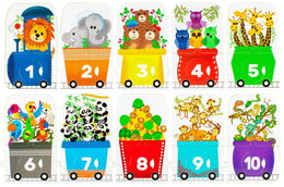 Puzzle ZOO vláček 30 dílků