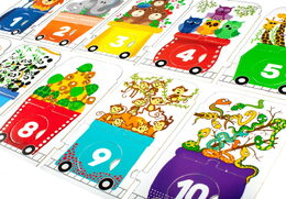Puzzle ZOO vláček 30 dílků