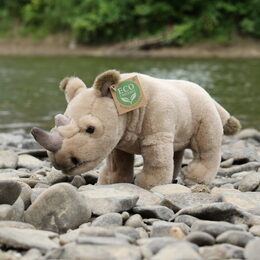 Rappa Plyšový nosorožec stojící 23 cm