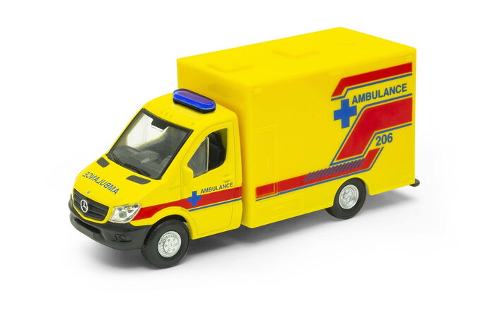 Welly Mercedes-Benz Sprinter AMBULANCE 1:34 žlutý