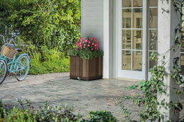 Květináč Keter Deco Square walnut