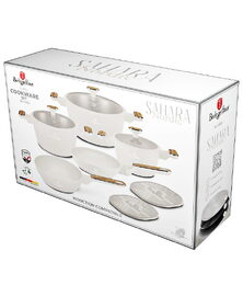 BERLINGERHAUS Sada nádobí s titanovým povrchem 10 ks Sahara Nordic Collection BH-8324