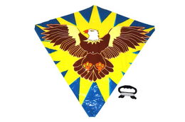 Drak létající plast 72x68cm asst 6 druhů v sáčku