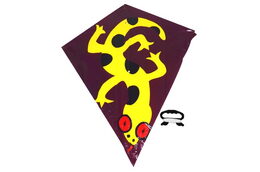 Drak létající plast 72x68cm asst 6 druhů v sáčku