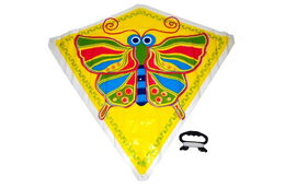 Drak létající plast 72x68cm asst 6 druhů v sáčku