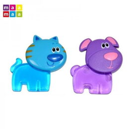 Kousátko chladící zvířátko 8cm asst 2 druhy na kartě