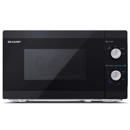 Mikrovlnná trouba SHARP, YC-MS01E-B, 20 l, 5 úrovní výkonu, rozmrazování,
časovač, 800 W