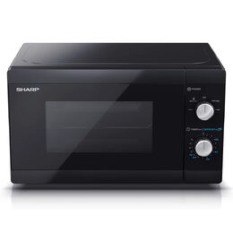 Mikrovlnná trouba SHARP, YC-MS01E-B, 20 l, 5 úrovní výkonu, rozmrazování,
časovač, 800 W