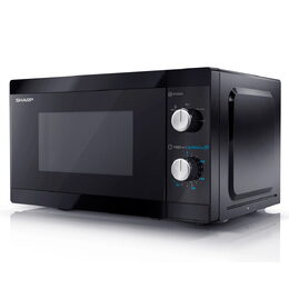 Mikrovlnná trouba SHARP, YC-MS01E-B, 20 l, 5 úrovní výkonu, rozmrazování,
časovač, 800 W