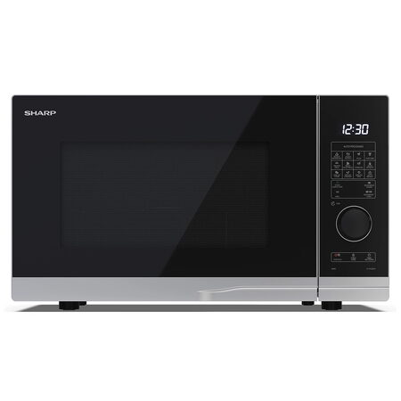 Mikrovlnná trouba SHARP, YC-PG234AE-S, 23 L, 12 automatických programů, gril,
časovač, rozmrazování, ECO funkce,