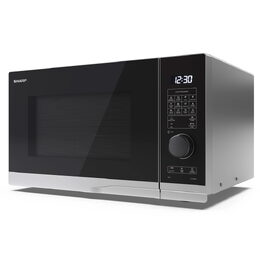 Mikrovlnná trouba SHARP, YC-PG234AE-S, 23 L, 12 automatických programů, gril,
časovač, rozmrazování, ECO funkce,