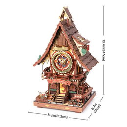 RoboTime 3D mechanická skládačka Kukačkové hodiny