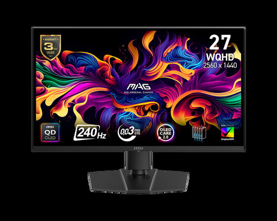 MAG 271QP QD-OLED X24 26,5 240Hz MSI