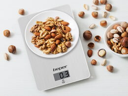 BEPER 90131 kuchyňská elektronická váha, stříbrná