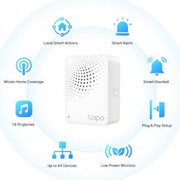 Chytrý IoT hub TP-Link Tapo H100 s vyzváněním, 2,4GHz, 868Hz, poškozený obal