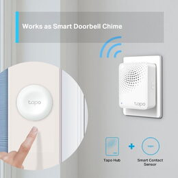 Chytrý IoT hub TP-Link Tapo H100 s vyzváněním, 2,4GHz, 868Hz, poškozený obal