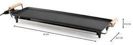 Rodinný gril Teppanyaki - Wood Look - DOMO DO8312TP, Příkon: 1 800 W, Pečící plo