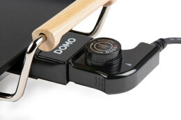 Rodinný gril Teppanyaki - Wood Look - DOMO DO8312TP, Příkon: 1 800 W, Pečící plo