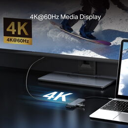 Dokovací stanice TP-Link UH7021C USB-C, HDMI, 3x USB, čtečka SD/microSD, PD 100W