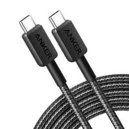 Kabel Anker 322 USB-C/USB-C 1,8m 60W černý